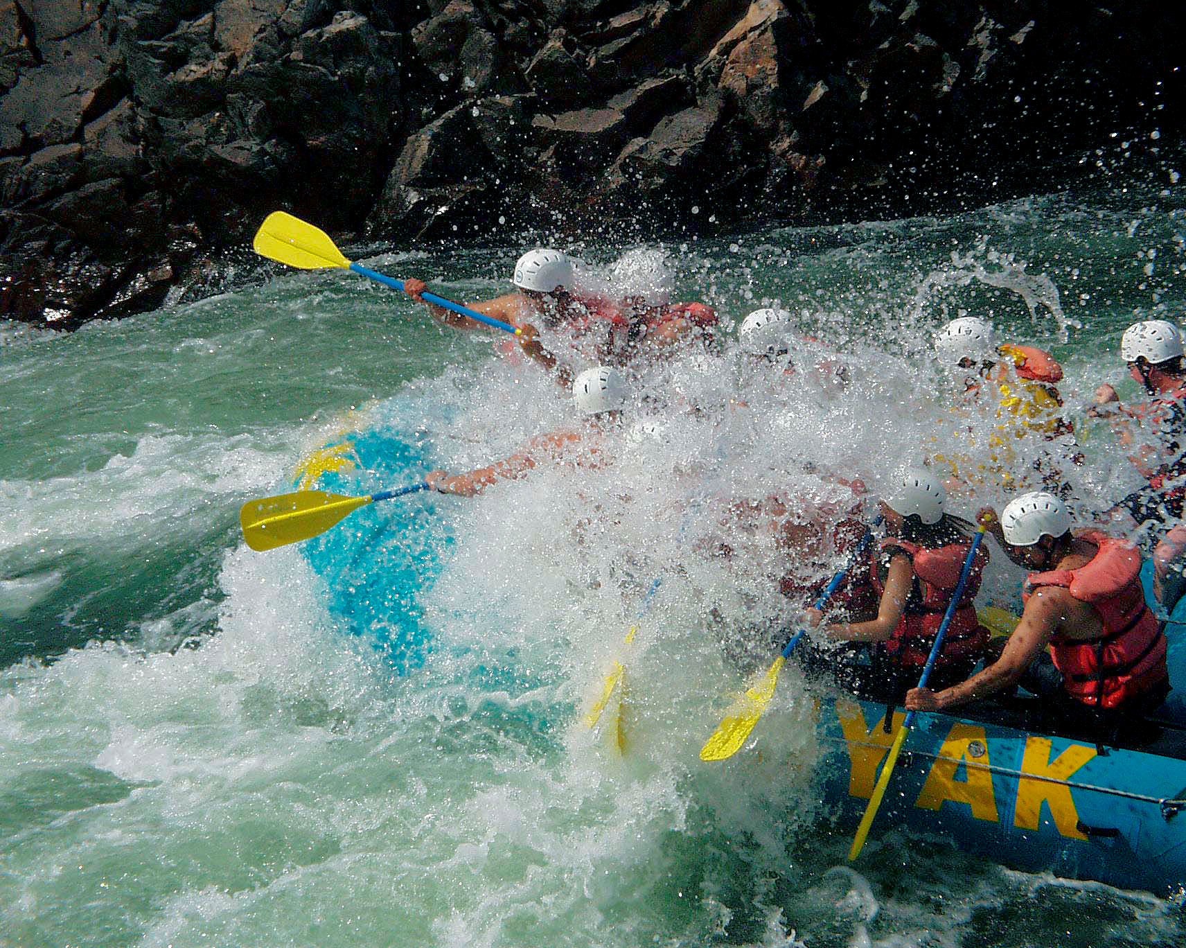 School Team Building River Rafting